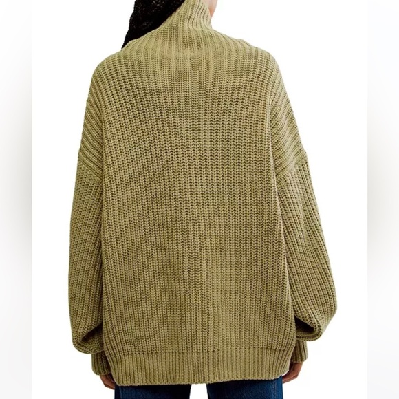 NWOT FREE PEOPLE SWIM TOO DEEP OVERSIZED SWEATER - Picture 2 of 4